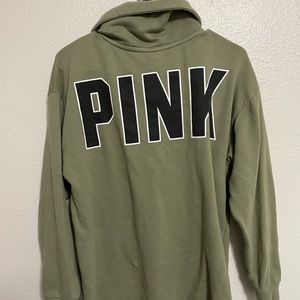 PINK VS Green Sweatshirt